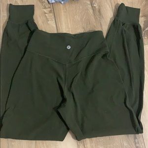 Lululemon green joggers
